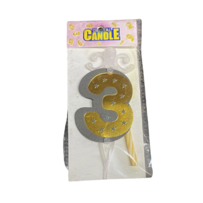 Fancy Number  Candle